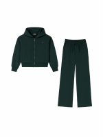Tuta sportiva ragazza Ativo Kids Junior - tuta sportiva in felpa di cotone composta da felpa zip con cappuccio e pantaloni cozy con tasche e coulisse, 4/10 anni Back to School
