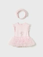 Body tutù neonata Body tutù Mayoral Newborn con fascetta neonata