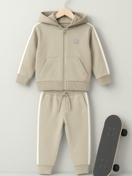 Tuta sportiva ragazzo Ativo Kids Junior - tuta in felpa di cotone stretch 4/10 anni Back to School