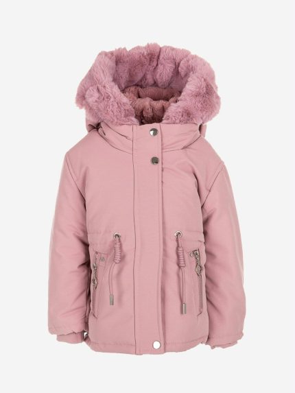 Parka bimba Ativo Kids - parka bimba 12/36 mesi con cappuccio, foderato in ecopelliccia