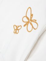 Felpa girocollo bimba Ativo Kids - felpina girocollo bimba in cotone invernale con ricamo farfalle