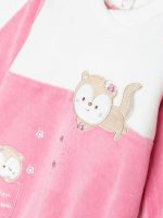 Tutina neonata Ativo Kids - tutina in ciniglia per neonata