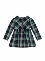 Abito manica lunga bimba Ativo Kids - abito bimba tartan, fodera 100% cotone, 6/36 mesi
