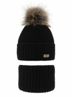 Completo berretto e scaldacollo bambina Willow Completo cappello e collo bambina
