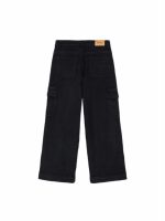 Pantaloni cargo ragazza Ativo Kids Junior - pantaloni cargo in cotone stretch con elastico interno per regolazione vita, bambina/ragazza 4-14 anni Back to School