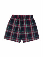 Shorts tartan ragazza Ativo Kids Junior - shorts fantasia tartan con cintura elastica, bambina/ragazza 4-12 anni Natale