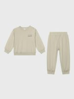 Tuta sportiva bimbo Ativo Kids Baby 6/36 mesi - tuta sportiva in felpa stretch per bimbo con felpa girocollo stampata e jog pants Back to School