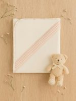 Asciugamano spugna Cipria Asciugamano neonata Teto e Tatta in spugna con cappuccio fantasia Made in Italy Nursery Lista Nascita Idea Regalo Corredino