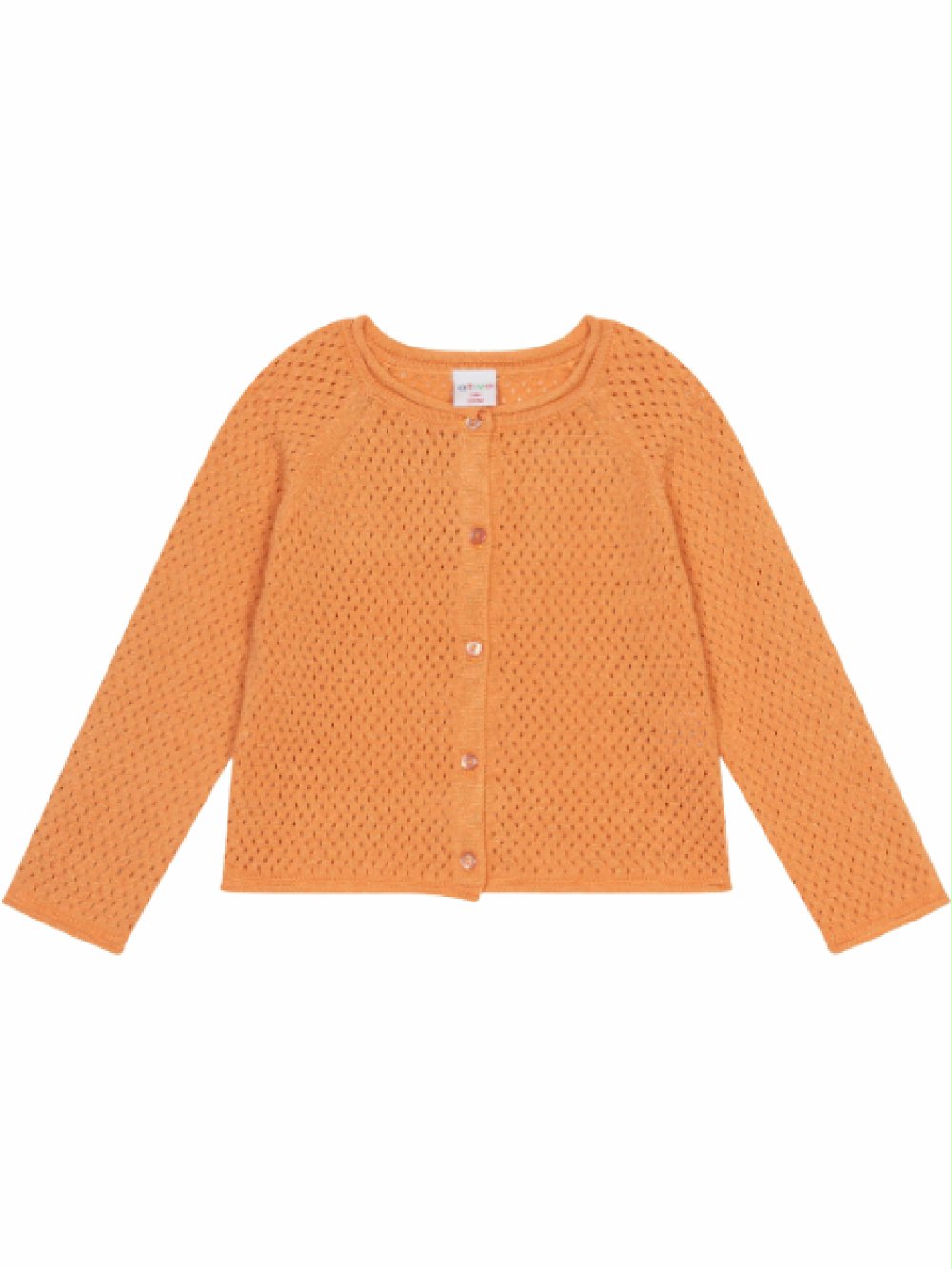 Cardigan bimba XH8548 00 Cardigan bimba Ativo Kids 6/36 mesi - Cardigan in cotone traforato
