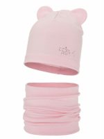 Completo berretto e scaldacollo bambina Cyntia Set primavera bambina berretto e scaldacollo Cyntia