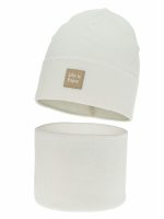 Completo cappellino e scaldacollo bambina Zola Set primavera bambina berretto e scaldacollo Zola