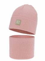 Completo cappellino e scaldacollo bambina Zola Set primavera bambina berretto e scaldacollo Zola