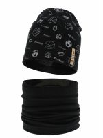 Completo cappellino e scaldacollo bambino Paolo Set primavera bambino berretto e scaldacollo Paolo