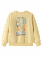Felpa girocollo bambino Newness Kids - felpa girocollo stampata 100% cotone, bambino 3-9 anni