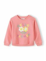 Felpa girocollo stampata bimba Minoti 3 mesi/3 anni - Felpa girocollo stampata in cotone stretch