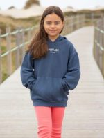 Felpa oversize bambina Tropicalia Felpa bambina oversize con cappuccio e ricamo Summer Days - Bennie Kids