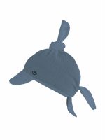 Foulard in mussola con visiera neonato Kobo Foulard con visiera neonato in mussola Kobo