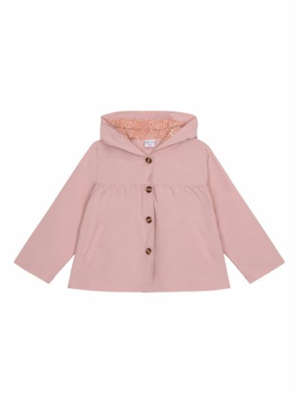 Parka bimba Ativo Kids 6/36 mesi - Parka bimba con cappuccio e allacciatura a bottoni