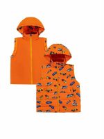 Piumino leggero reversibile bambino Tanner Calonie - Piumino leggero reversibile con cappuccio e maniche staccabili, bambino 2-9 anni