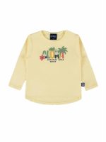 T-shirt m/lunga bimba T-shirt manica lunga bimba in cotone con ricamo Aloha - Bennie Kids
