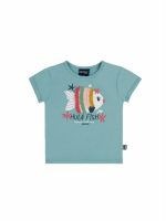 T-shirt manica corta bimba T-shirt bimba in cotone e frange colorate - Bennie Kids (6-36 mesi)