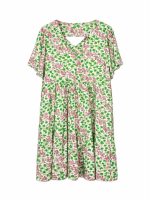 Abito fantasia bambina Mini Mignon Paris - Abito 100% viscosa, bambina/ragazza 4-14 anni