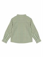 Camicia manica lunga bimbo Ativo Kids 6/36 mesi - Camicia a righe manica lunga - 100% cotone