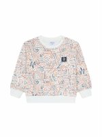 Felpa girocollo bimbo Ativo Kids 6/36 mesi - Felpa stampata girocollo 100% cotone