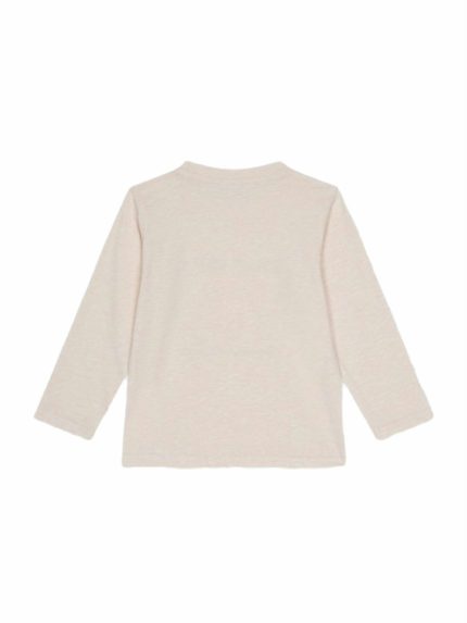 T-shirt manica lunga bimbo Ativo Kids 6/36 mesi - T-shirt stampata a manica lunga in cotone stretch