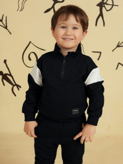 Tuta felpa bimbo Ativo Kids 6/36 mesi - Tuta in felpa 100% cotone