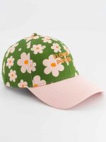Cappellino con Visiera FlowerPower Chamaye - Cappellino Flower Power - Fantasia fiori bambina in cotone premium