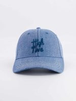Cappellino con Visiera High Five Chamaye - Cappellino bambino High Five denim blu