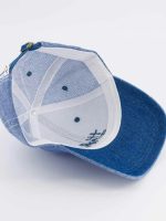 Cappellino con Visiera High Five Chamaye - Cappellino bambino High Five denim blu