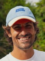 Cappellino con Visiera Summer Forever Chamaye - Cappello Summer Forever in spugna di cotone per bambino e adulto