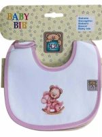 Set bavaglini stampati neonata Set 3 Bavaglini Neonata Noty Baby 100% Cotone Made in Portogallo