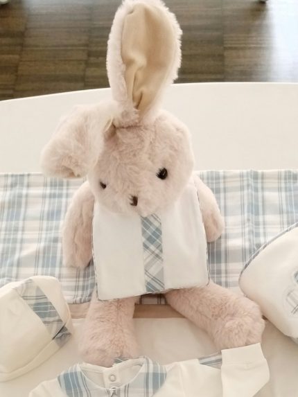 Bavetta neonato Dolce Orsetto Bavetta Piquet - Eleganza per il Tuo Bimbo Nascita Lei Nursery Lista Nascita Idea Regalo Corredino