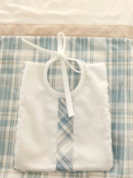 Bavetta neonato Dolce Orsetto Bavetta Piquet - Eleganza per il Tuo Bimbo Nascita Lei Nursery Lista Nascita Idea Regalo Corredino
