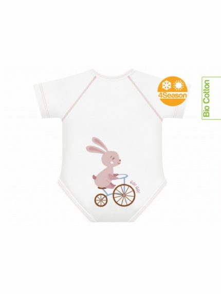 Body 0-36m Bio 4 Stagioni Coniglio Body neonato cotone biologico - Go!Go! - Coniglio
