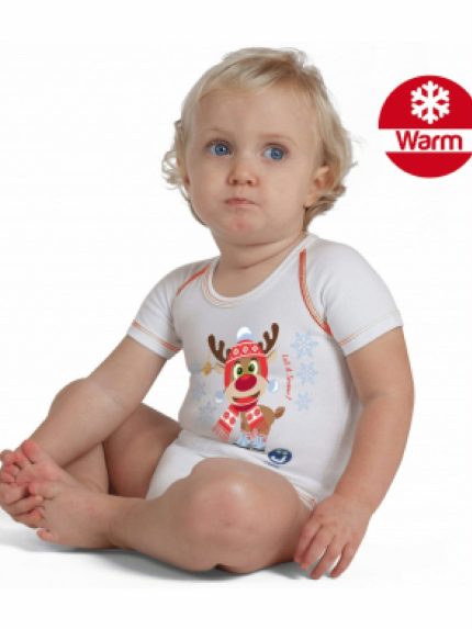 Body 0-36m Caldo Cotone Bio Renna Un body unico che ti permette di fare bene all'ambiente e al tuo portafoglio perché veste il tuo bimbo dalla nascita fino ai 3 anni. I body J BIMBI in cotone biologico sono perfetti per la stagione fredda: grazie alla loro eccezionale traspirabilità restano caldi in inverno e comodi sia sotto ai vestiti che da soli. I body J BIMBI sono in cotone biologico, realizzati senza l'utilizzo di trattamenti chimici che potrebbero irritare la pelle delicata del neonato e permettono quindi di proteggerla da irritazioni e arrossamenti.