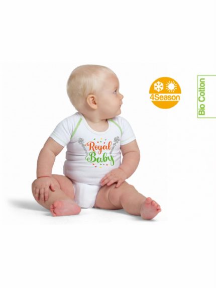 Body 0-36m Cotone 4 Stagioni Royal Baby Body neonato cotone biologico - Royal Baby