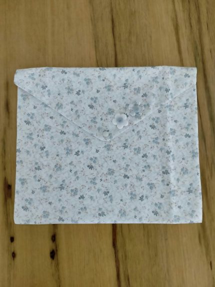 Busta cambio Liberty Busta per cambio in fantasia liberty - 100% cotone -fodera piquet millerighe. Made in Italy