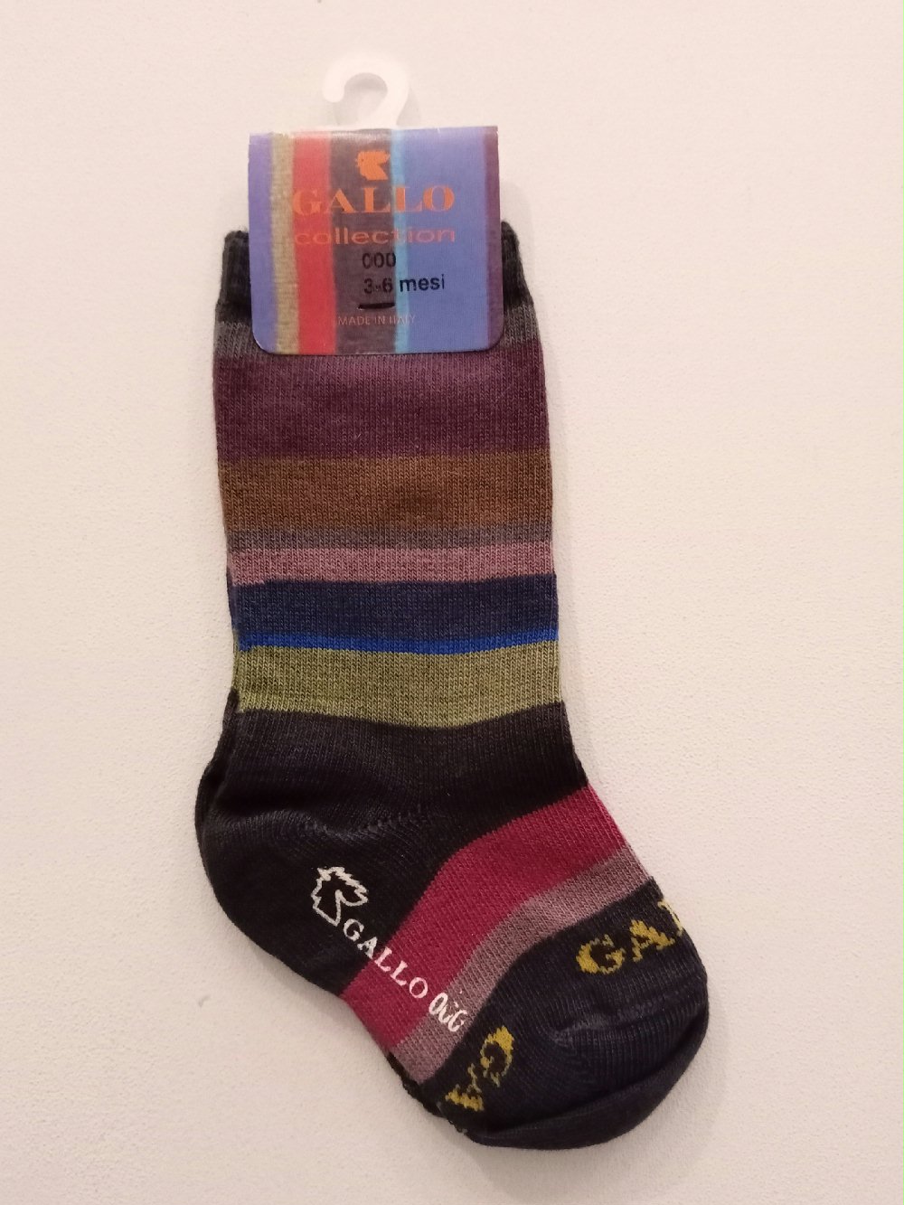 Calza Gallo L0498_3334 00 Calza Gallo Calza Gallo multicolor. Made in Italy