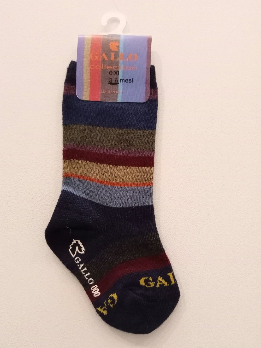 Calza Gallo L0498_4662 00 Calza Gallo Calza Gallo multicolor. Made in Italy
