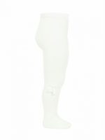 Calzamaglia con pompon Calzamaglia neonata a maglia rasata con pompon.