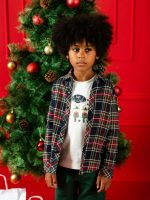 Camicia quadri bambino Camicia Bambino a Quadretti in Cotone: Perfetta per il Natale