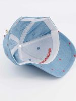 Cappellino con Visiera Badaboom Chamaye - Cappellino Badaboom denim blu con cuori rossi