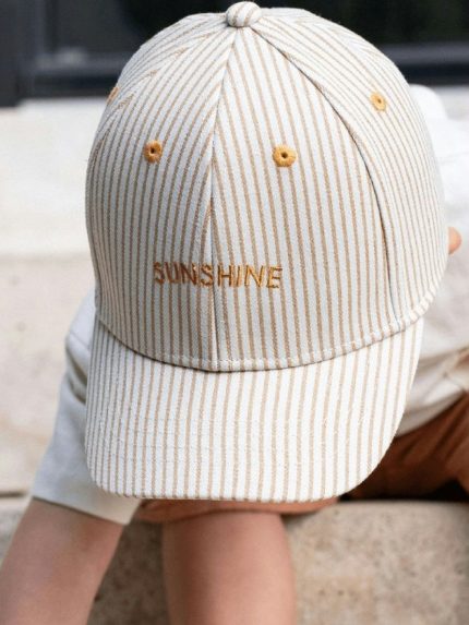 Cappellino con Visiera Sunshine Chamaye - Cappellino bambino Sunshine in cotone Oeko-Tex