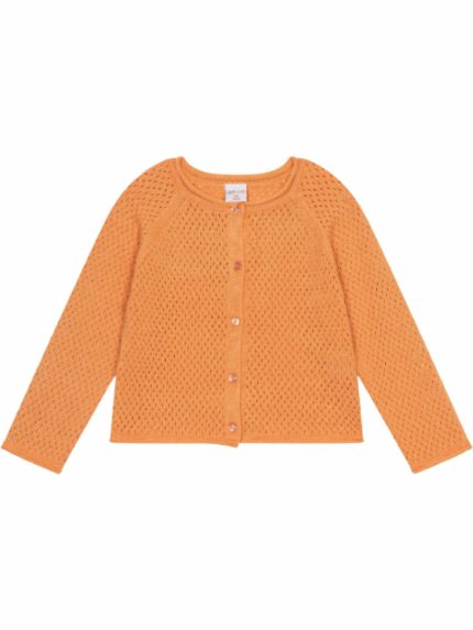 Cardigan bimba Ativo Kids 6/36 mesi - Cardigan in cotone traforato