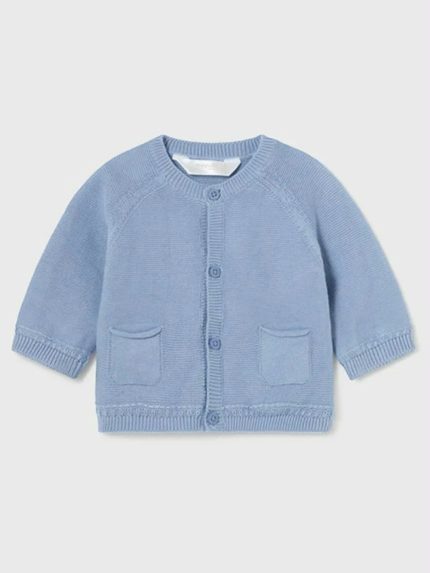 Cardigan cotone tricot neonato Cardigan Tricot Neonato Mayoral New Born: 100% Cotone, Morbido e Comodo