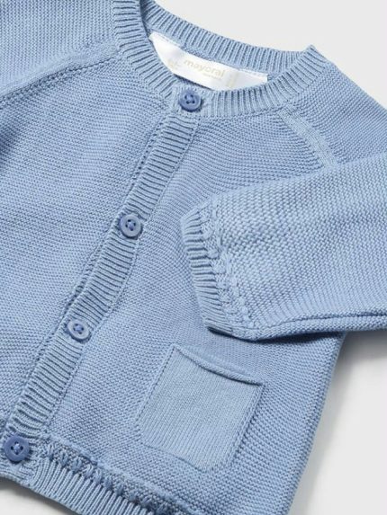 Cardigan cotone tricot neonato Cardigan Tricot Neonato Mayoral New Born: 100% Cotone, Morbido e Comodo
